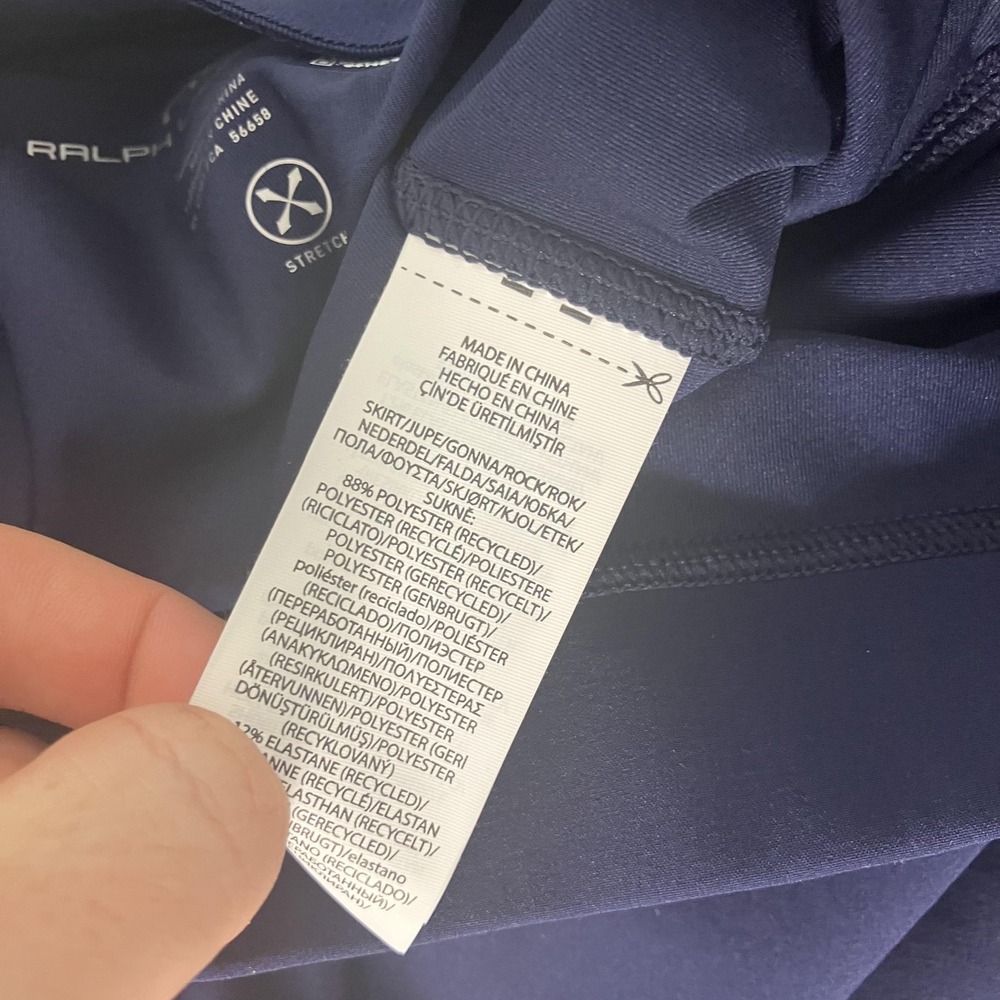 RLX Ralph Lauren Skort Womens XS Navy Golf Core Performance Stretch Wicking - Picture 5 of 7